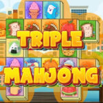 Triple Mahjong de Comida
