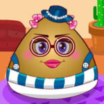 Maquillar y Vestir a la chica Pou